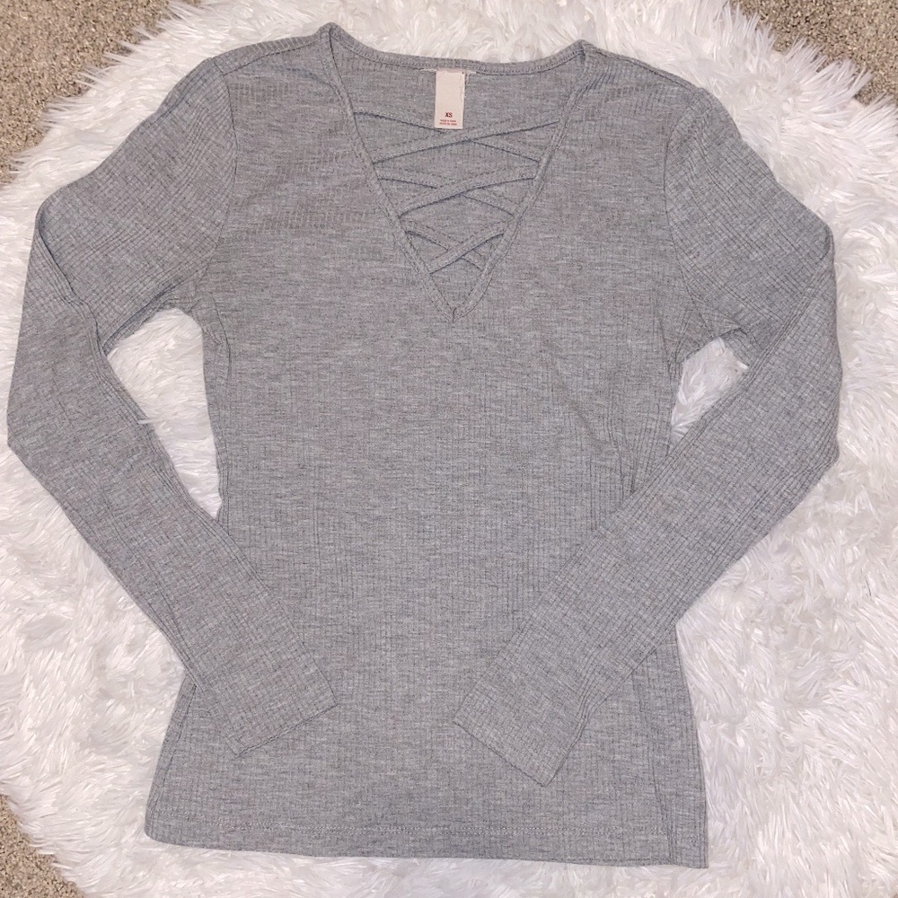 Criss-Cross Long Sleeve